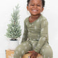 Christmas Tree Green Bamboo Kids 2 Piece Set