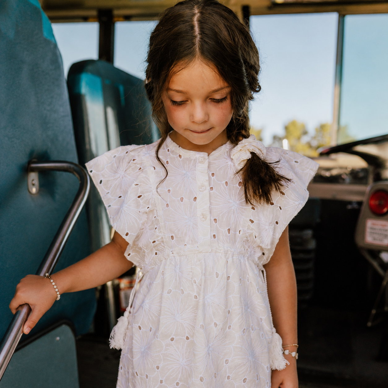 Molly's Cream Oat Kids Dress