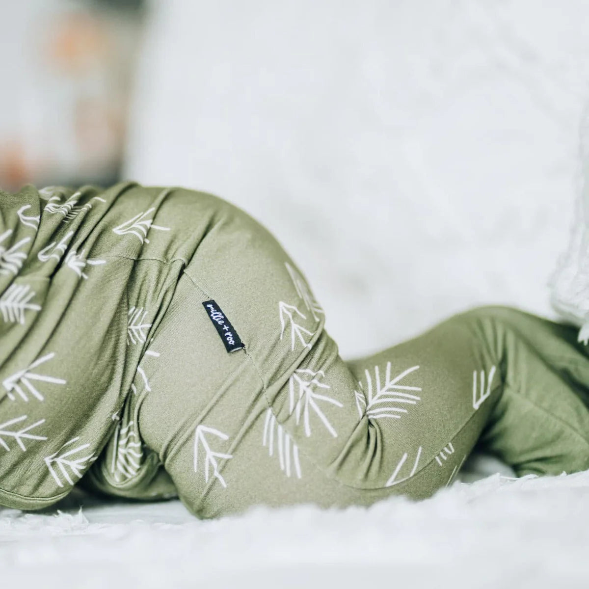 'Christmas Tree Green' Bamboo Zip Romper