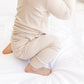Clay Ribbed Bamboo Kids 2 Piece Set