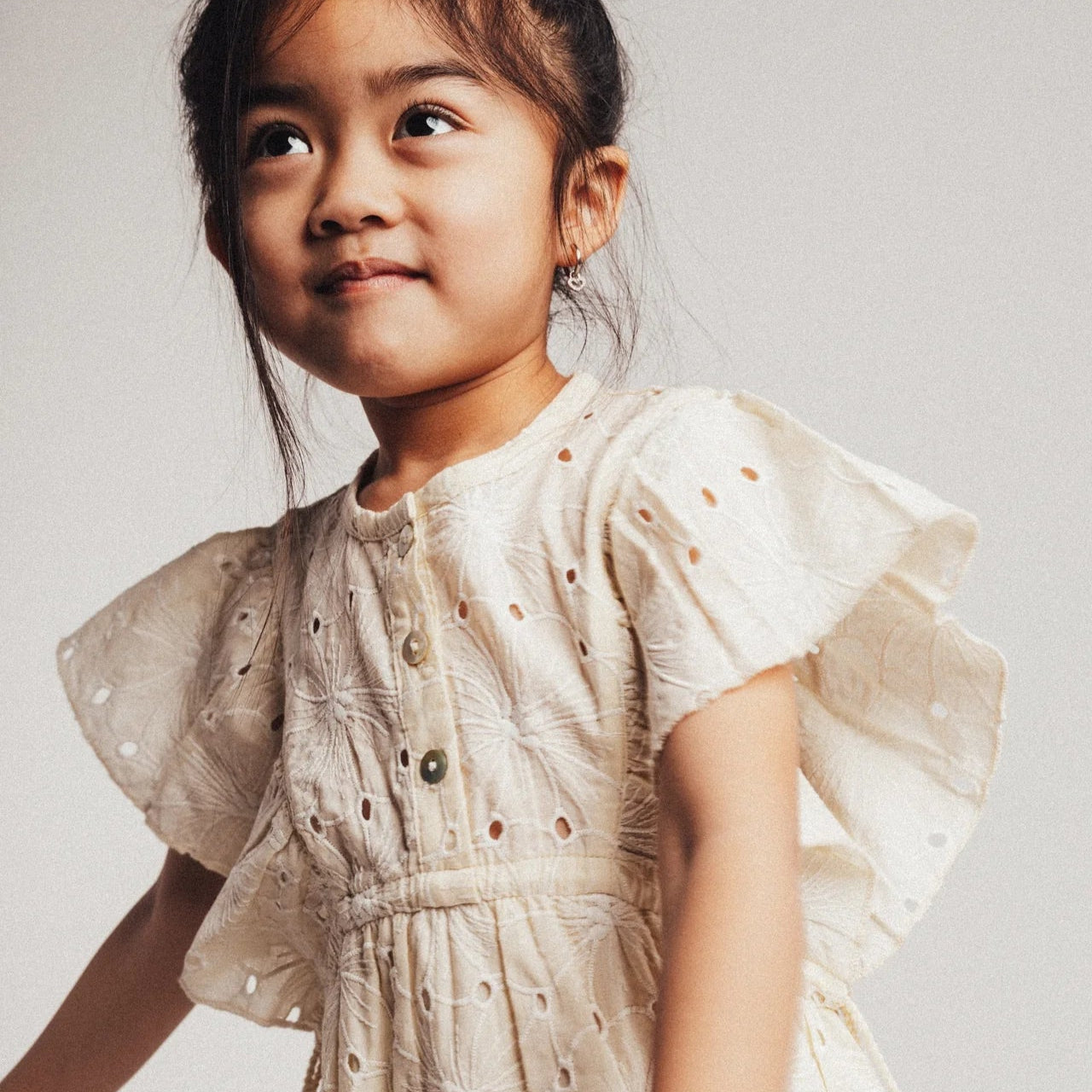 Mollys 'Cream Oat' Dress