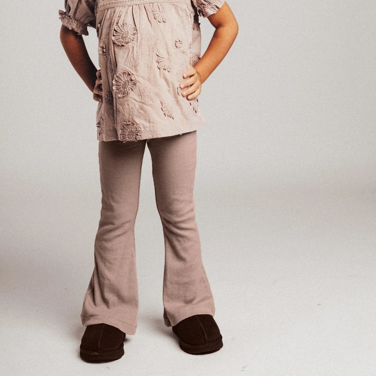 Rose Amber Novo Flare Kids Leggings