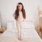 Clay Ribbed Bamboo Kids 2 Piece Set