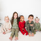 Christmas Tree Green Bamboo Kids 2 Piece Set