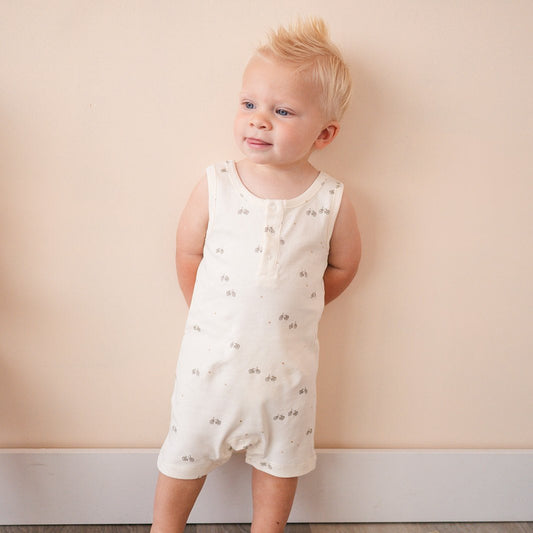 'Bicycle Mist' Nile Romper