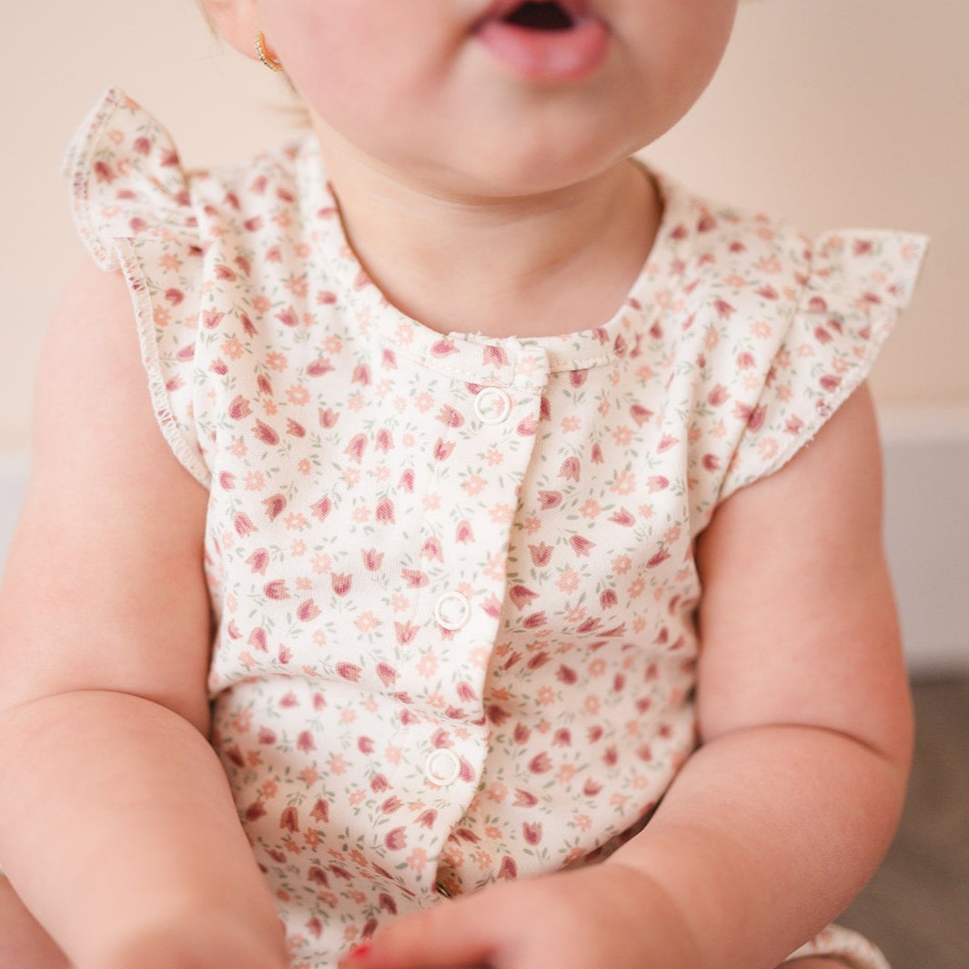 Berry Joy Floral Baby Amelia Romper