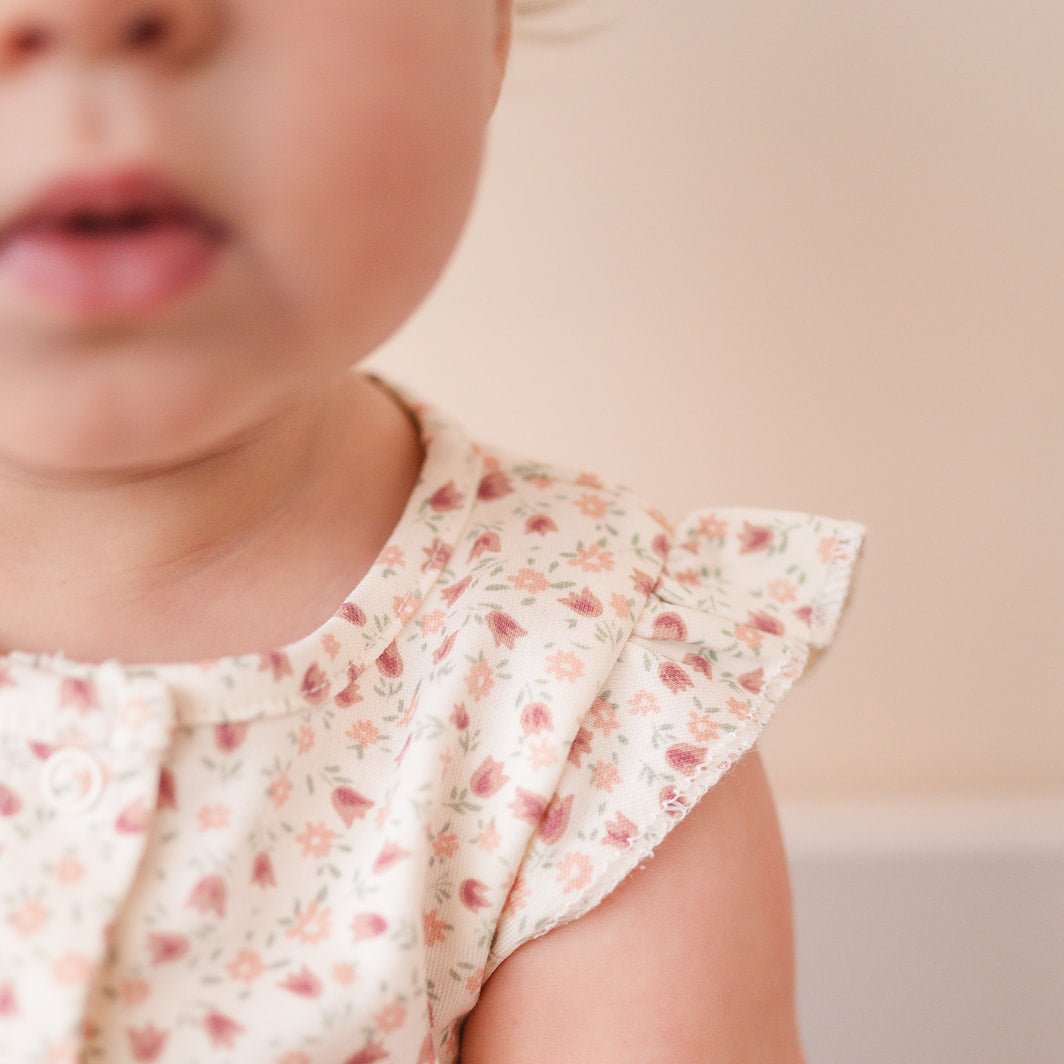 Berry Joy Floral Baby Amelia Romper