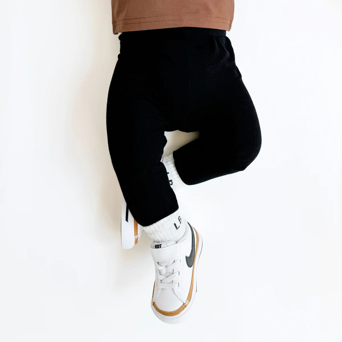 'Midnight' Ribbed Bamboo Legging