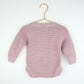 Mauve Desert Long Sleeve Chunky Knit Baby Bodysuit