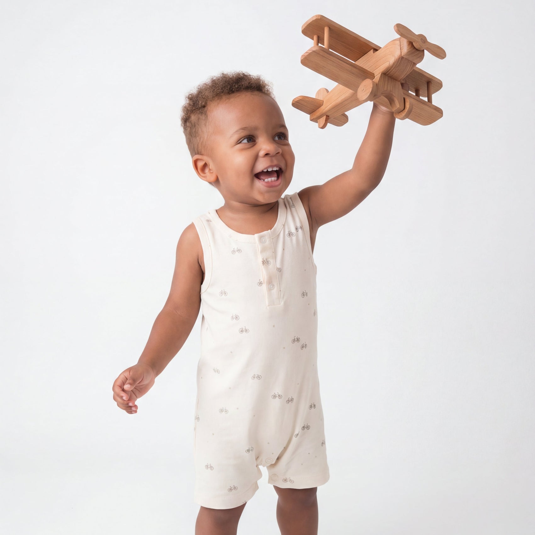 'Bicycle Mist' Nile Romper