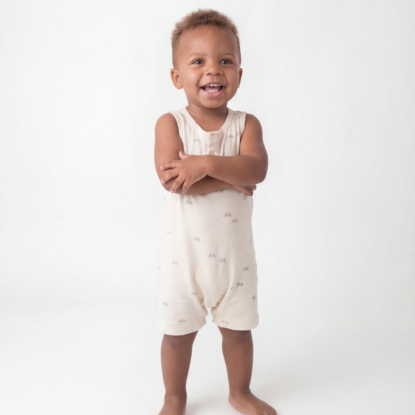 'Bicycle Mist' Nile Romper
