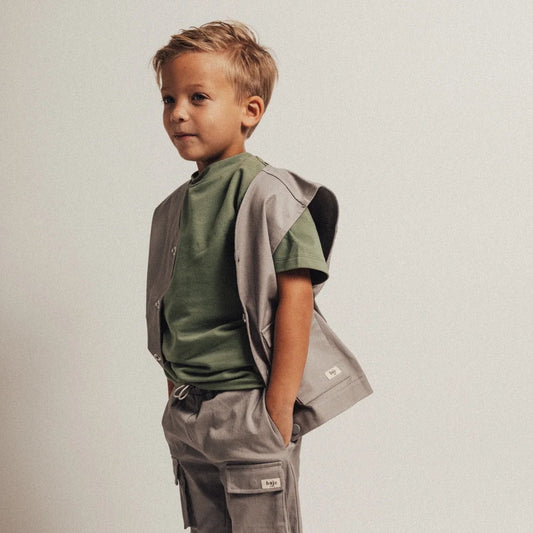 'Grey Elephant' Cargo Vest