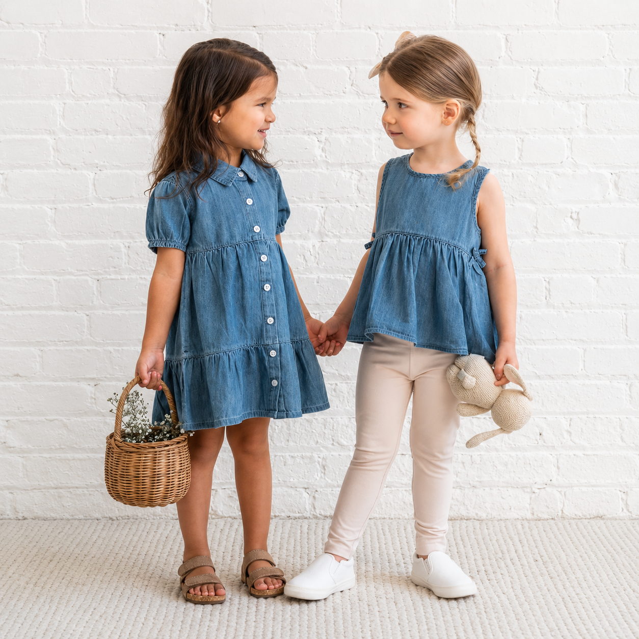 Milly Chambray Baby & Kids Shirt Dress