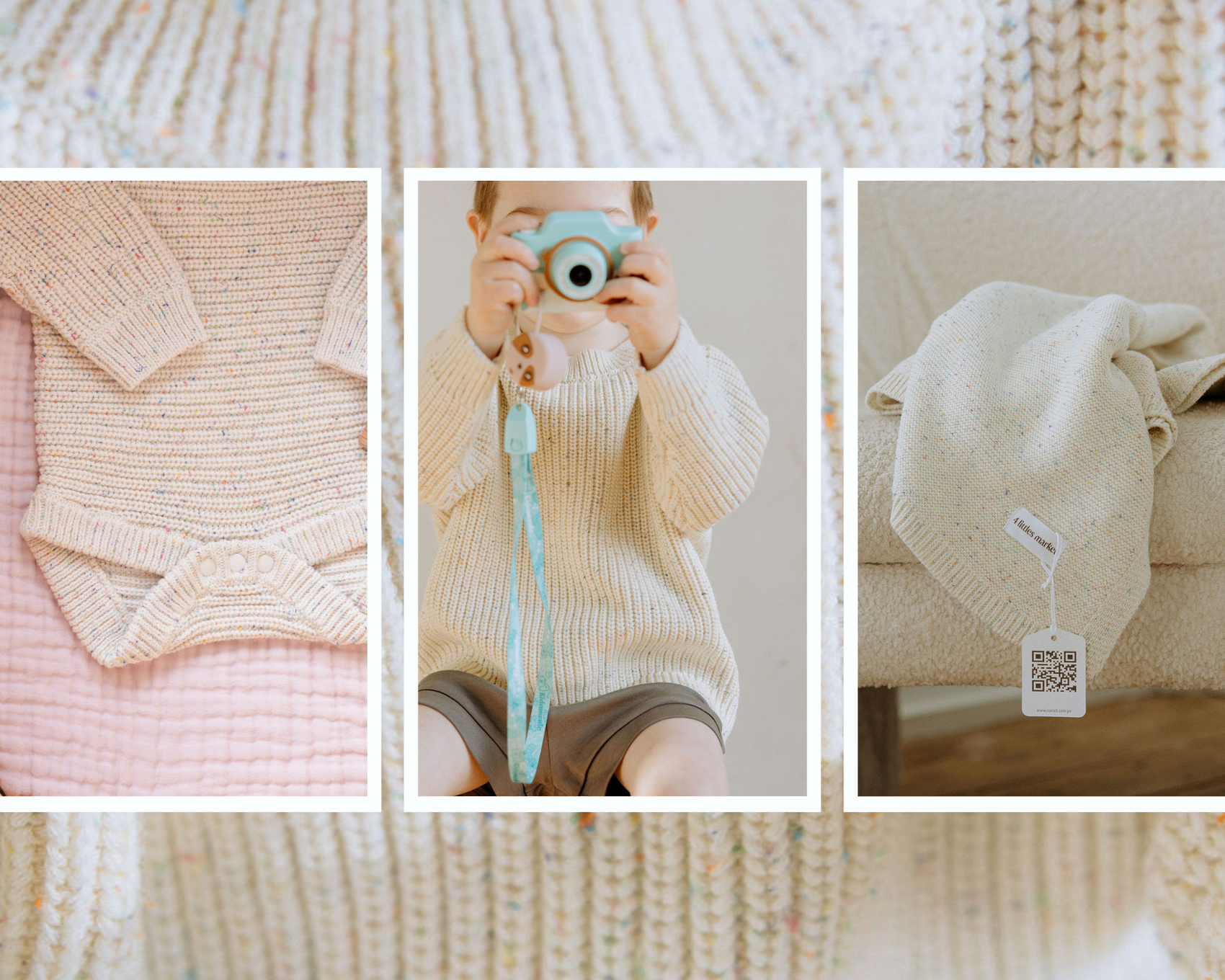 Vanilla Confetti Knit Bundle