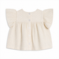 Viv Seersucker Ruffle Baby & Kids Top - Dune Stripe