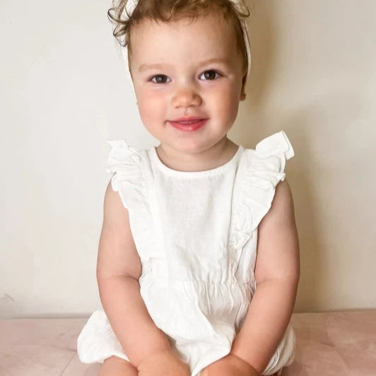 'White' Organic Cotton Charlotte Bloomer