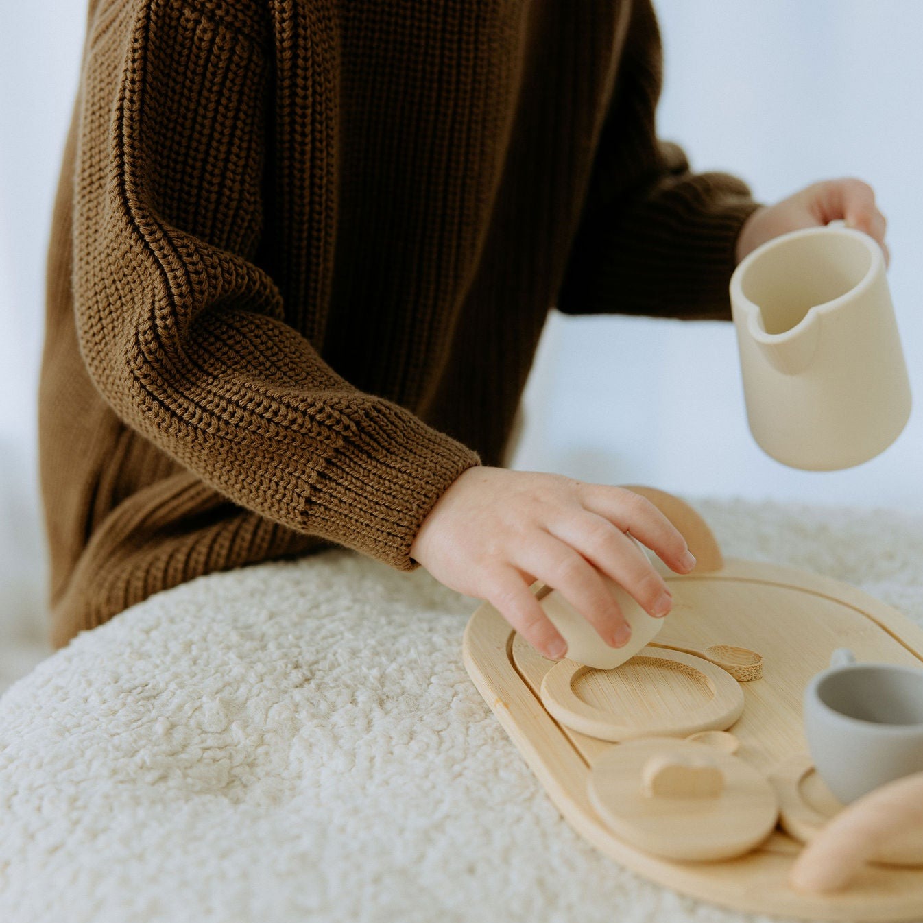 Chocolate Kids Chunky Knit Sweater