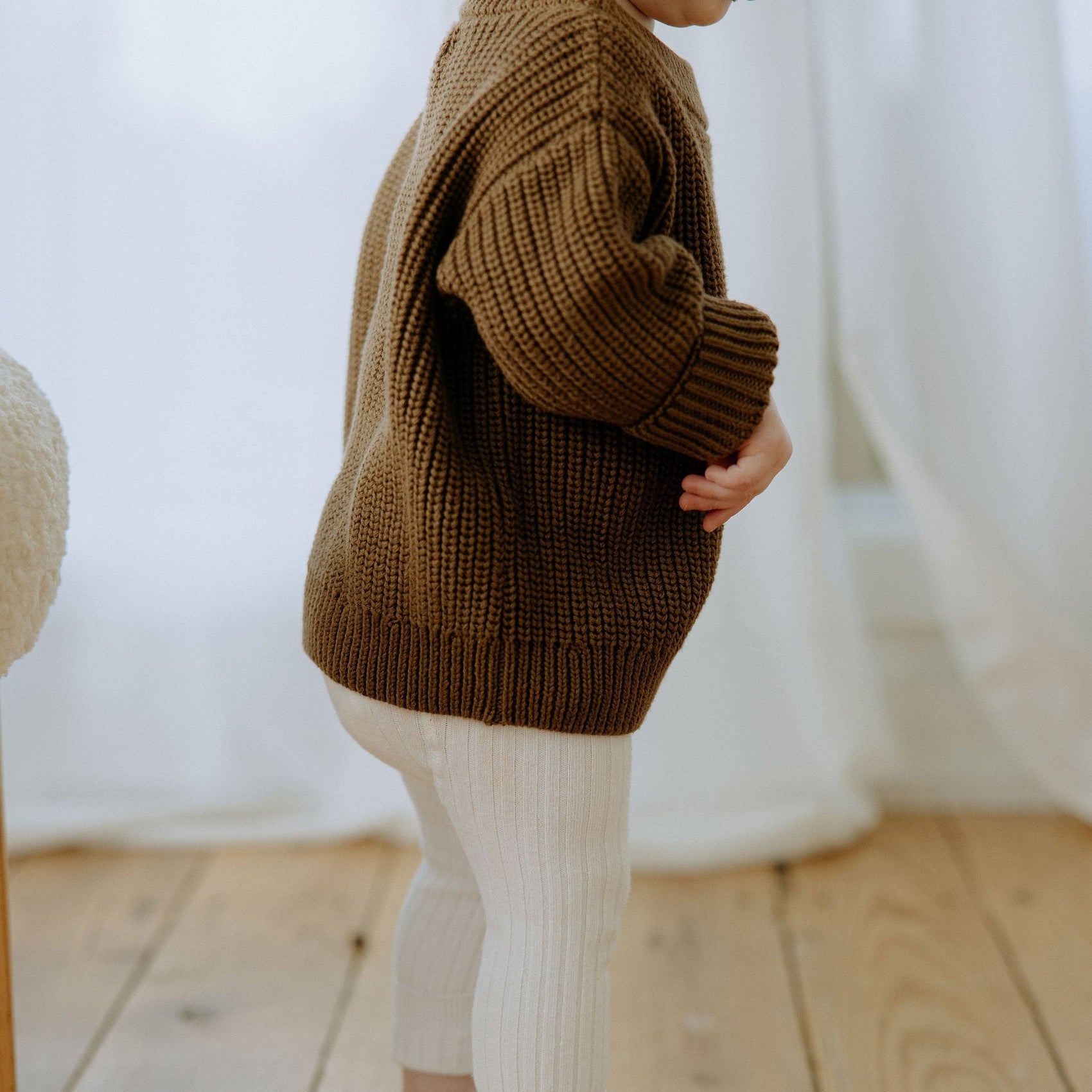 Chocolate Kids Chunky Knit Sweater