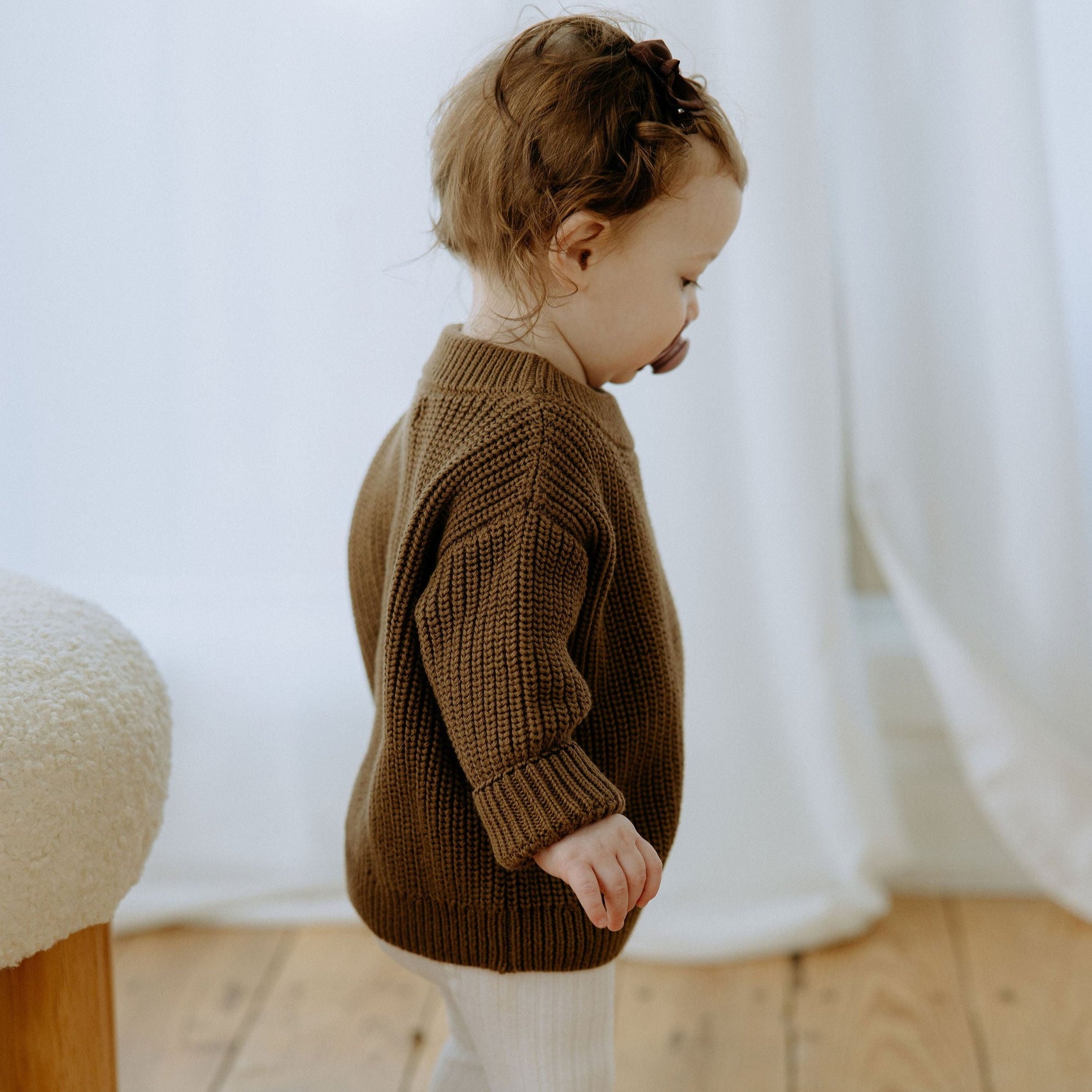 Chocolate Kids Chunky Knit Sweater