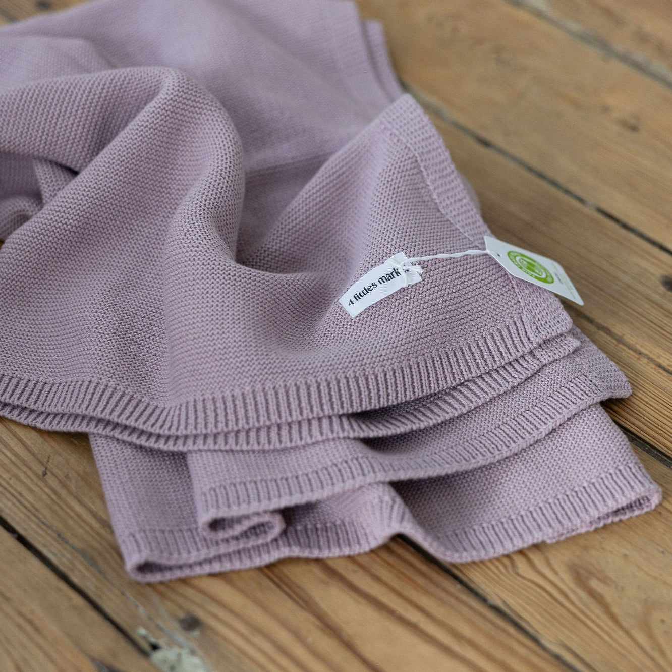 Mauve Desert Knit Baby Blanket