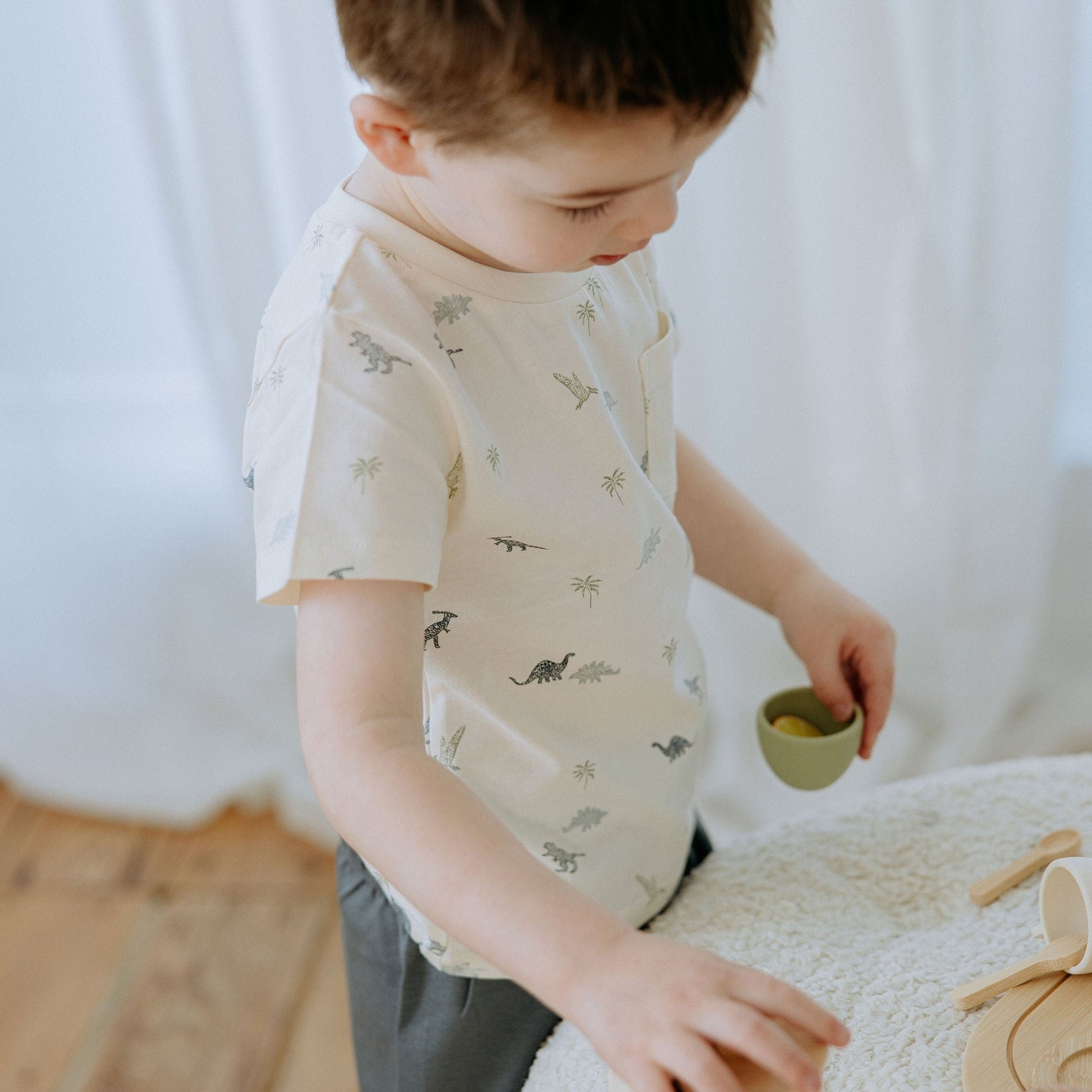 Thyme Dino-Mite Collection Kids Everest Tee