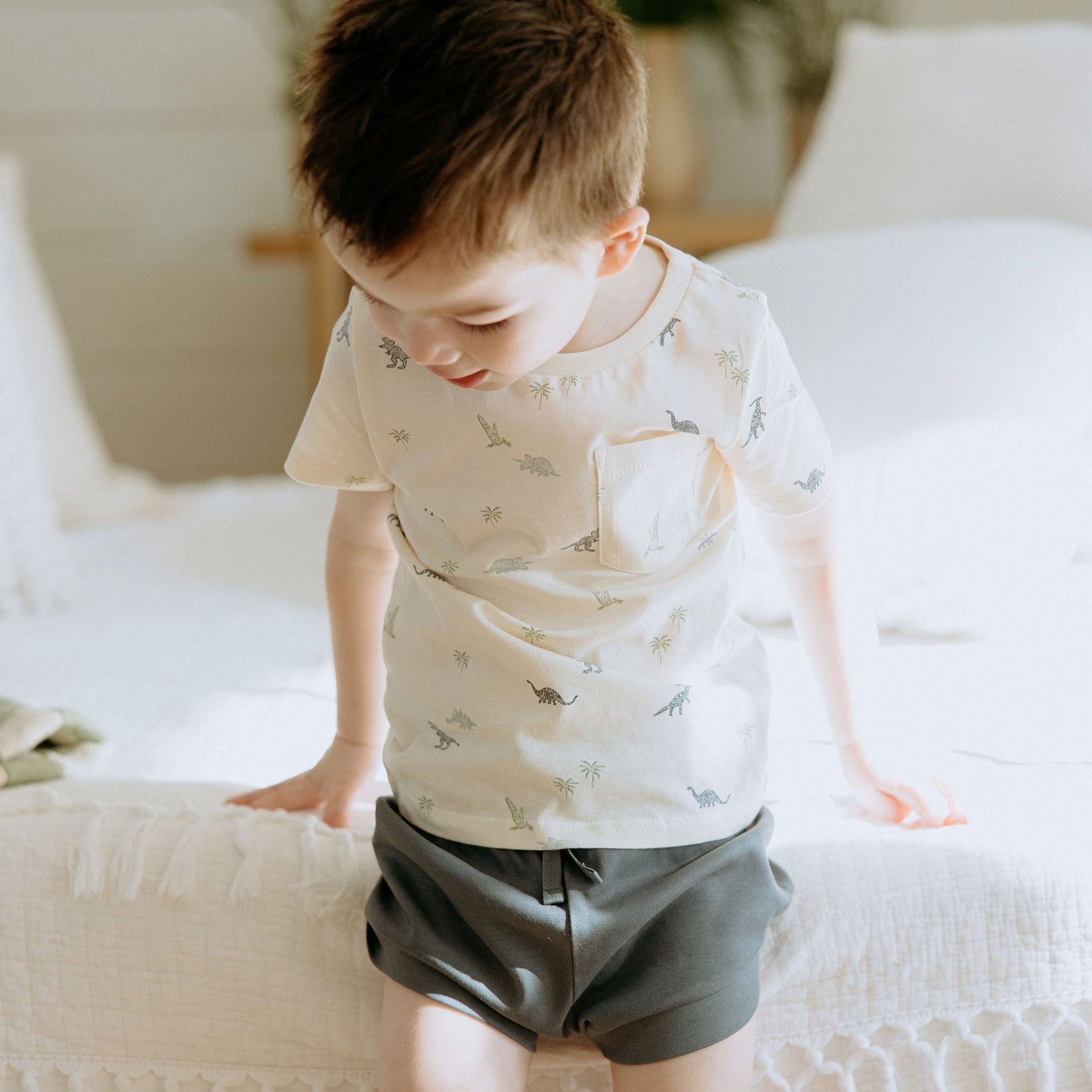 Thyme Dino-Mite Collection Kids Everest Tee