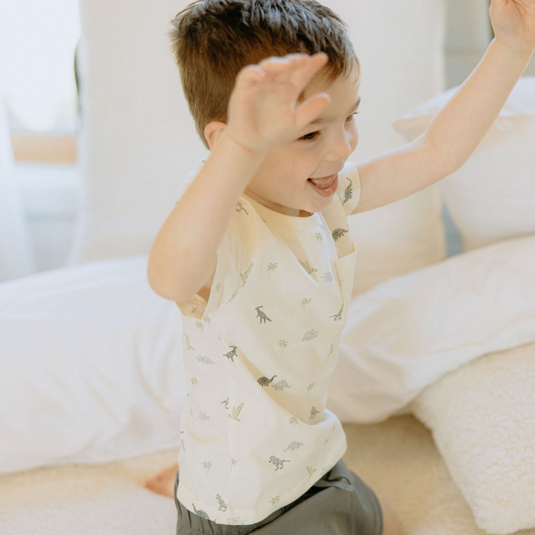 Thyme Dino-Mite Collection Kids Everest Tee