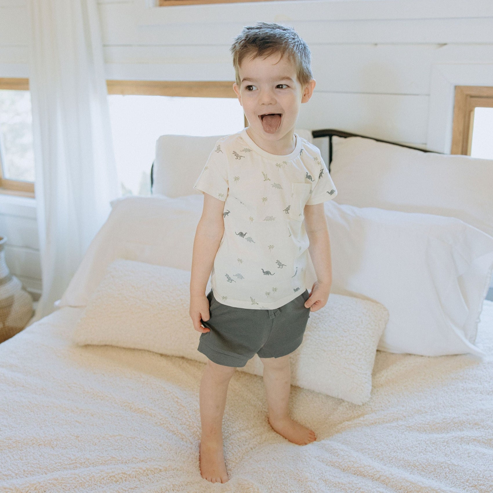 Thyme Dino-Mite Collection Kids Everest Tee