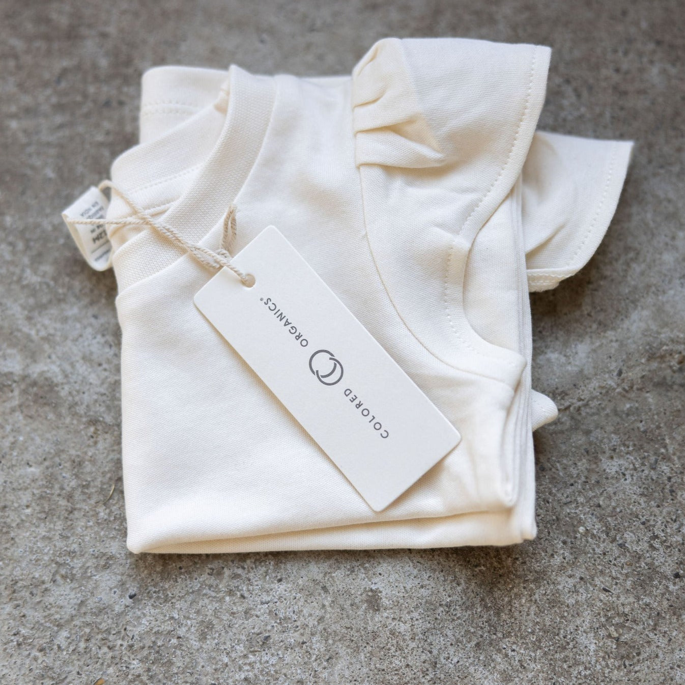 Ivory Pearl Petal Sleeve Kids Tee