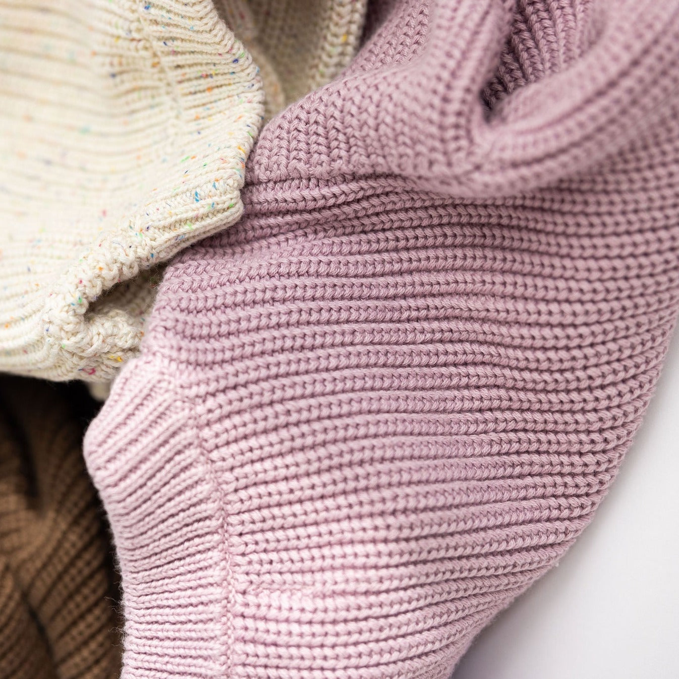 Mauve Desert Kids Chunky Knit Sweater